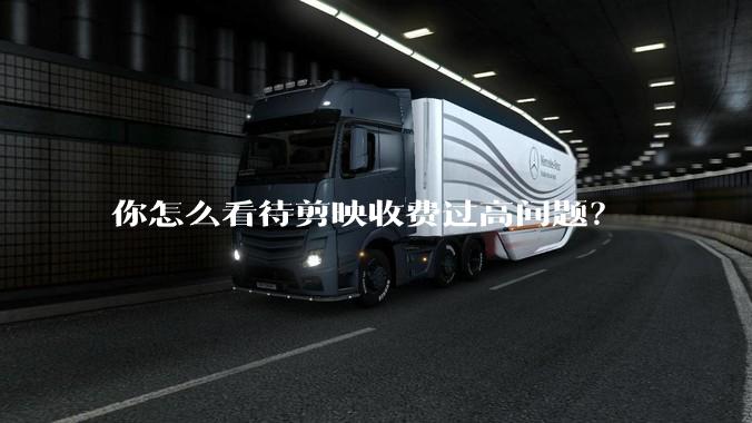 你怎么看待剪映收费过高问题？